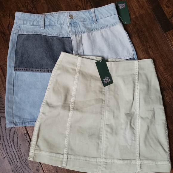 WILD FABLE BUNDLE OF 2 MINI SKIRTS NWT BOTH SIZE 6 - Picture 2 of 7